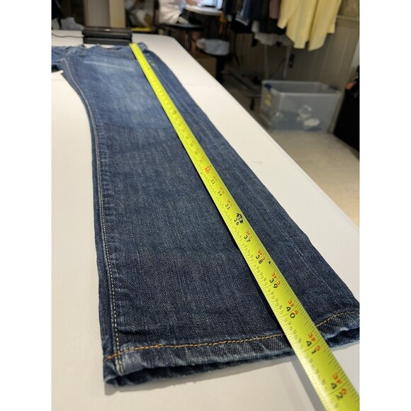 Lucky Brand 28x32 121 Heritage Slim Fit Jeans Dark Wash Denim Mens - Picture 4 of 5